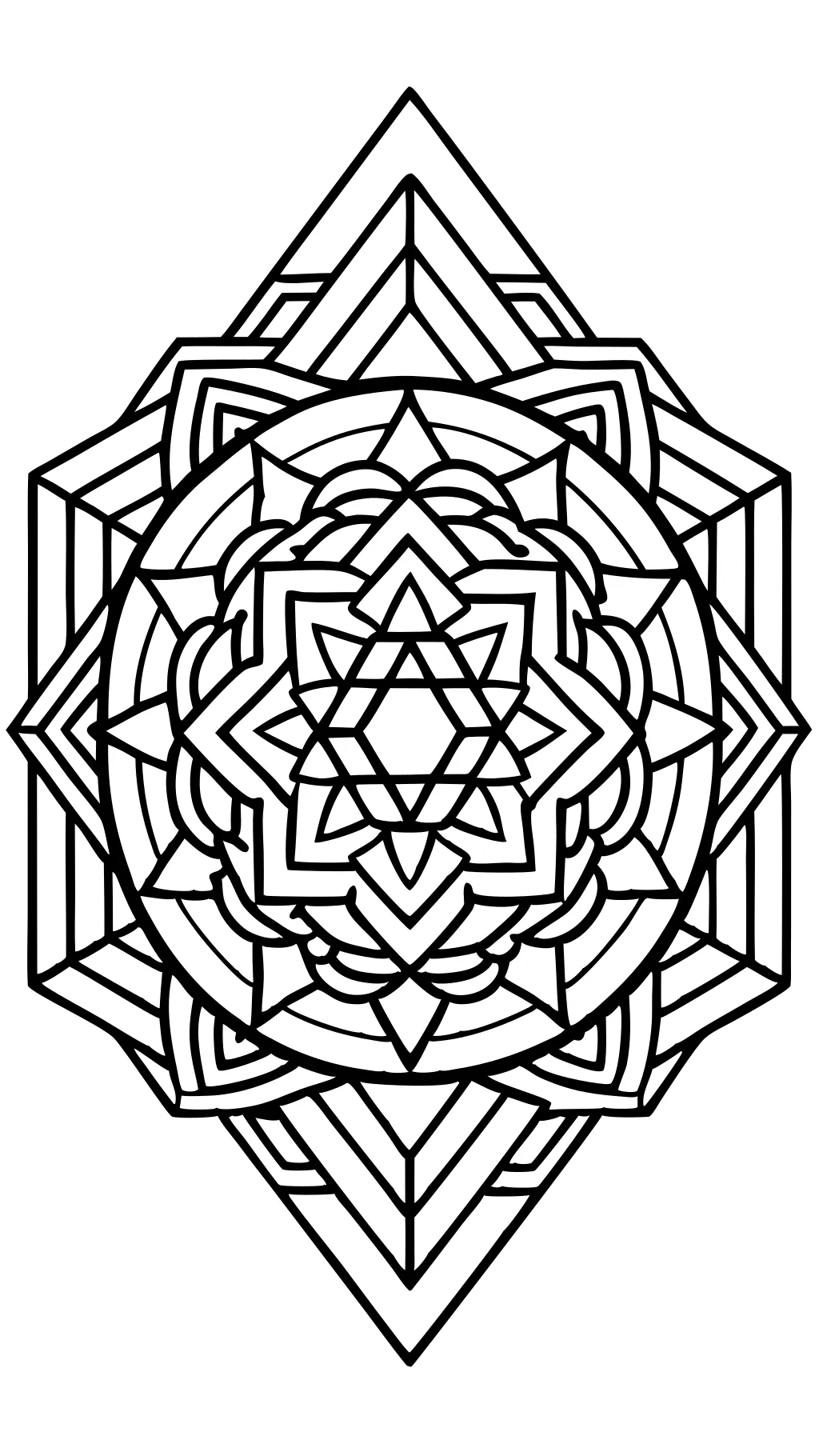 geometric coloring pages printable